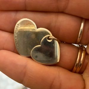 Tiffany and co two heart necklace